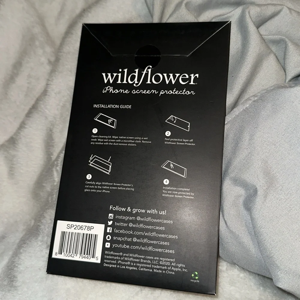 wildflower screen protectors